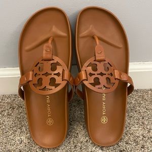 Tory Burch Miller Cloud Bourbon Miele Sandals